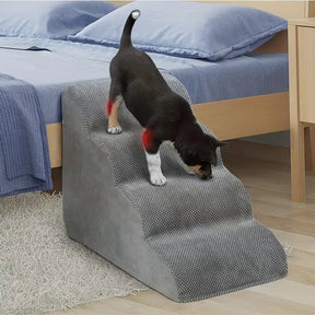 Non-Slip Memory Foam Pet Stairs for Dogs & Cats – Klimbo™