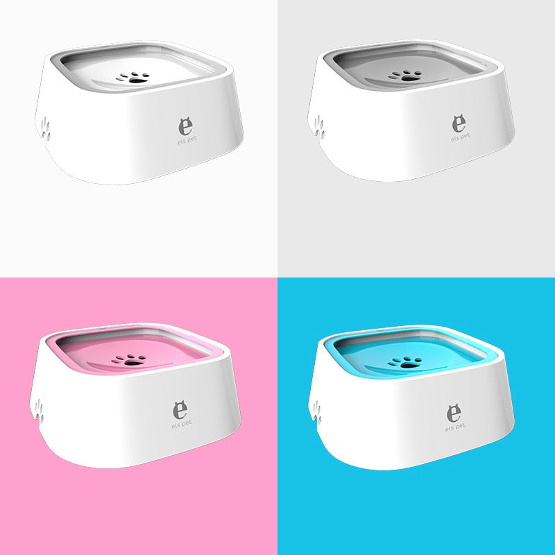 Floating Anti-Spill Pet Water Bowl for Dogs & Cats – Stillwick™