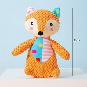 Plush Animal Squeaky Chew Toy for Dogs & Cats – Wumble™