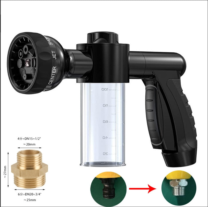 Pet Bath Shower Sprayer with Shampoo Dispenser – Rinsly™