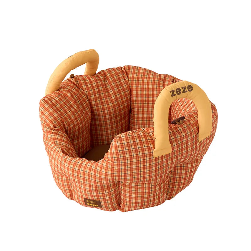 3-in-1 Pet Carrier, Car Seat & Bed with Safety Belt – CozyTrio™