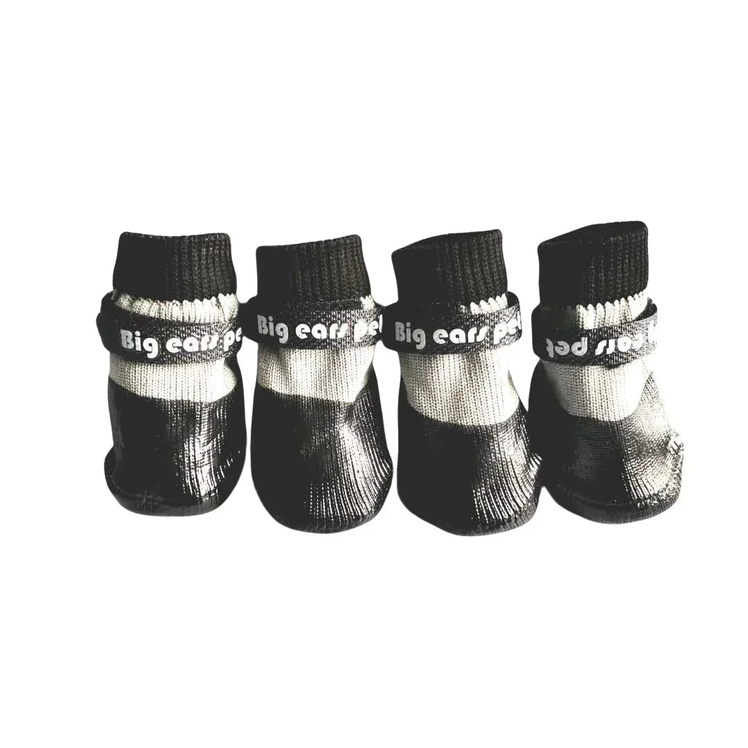 Waterproof Non-Slip Pet Socks with Adjustable Fit – PawShield™