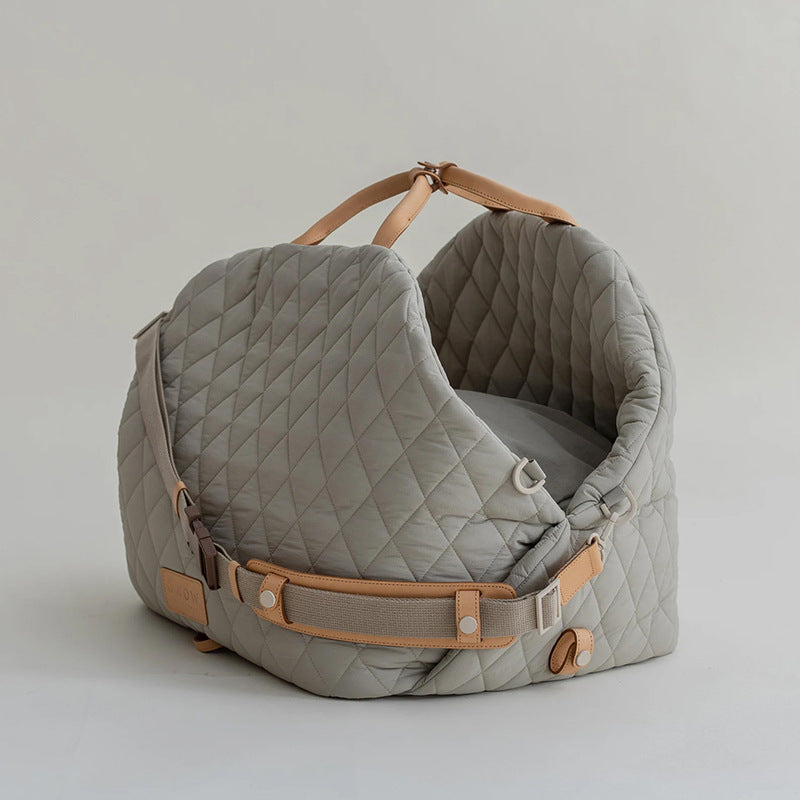 Luxury Pet Carrier Bag with Shoulder Strap & Car Seat Use – LuxTote™