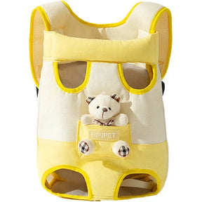 Kangaroo Pouch Pet Carrier Backpack, Teddy Bear Design – Novi™
