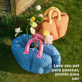 3-in-1 Pet Carrier, Car Seat & Bed with Safety Belt – CozyTrio™