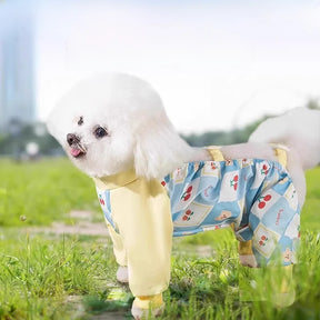 Waterproof Anti-Dirt Pet Onesie with Bootie Option – Pawcloak™