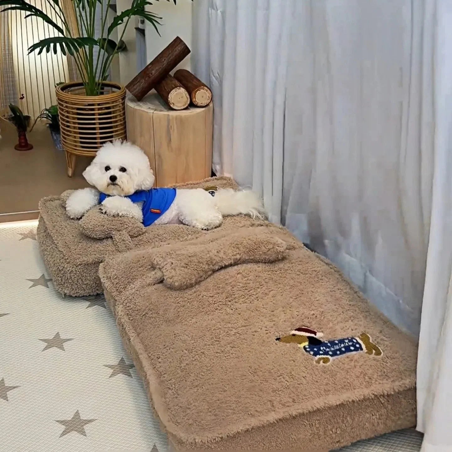 Pet Mattress Bed with Removable Cover & Pillow – Cushora™