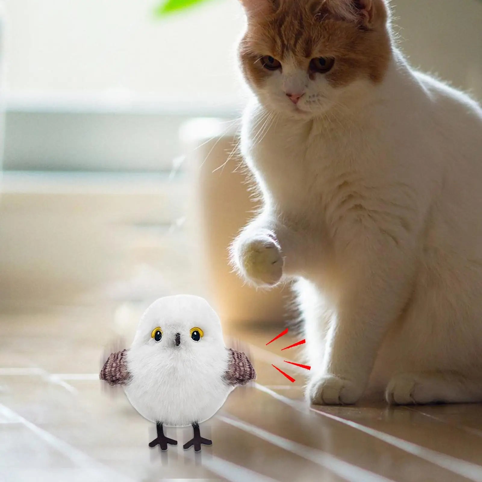 Interactive Bird Toy for Cats with Motion Sensor – Peckle™
