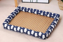 Woven Wicker Pet Bed with Waterproof Non-Slip Base – Vikane™