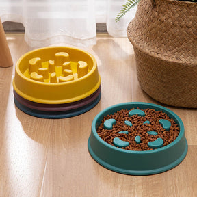 Interactive Slow Feeder Pet Bowl – Fun Puzzle Design – Puzzlow™