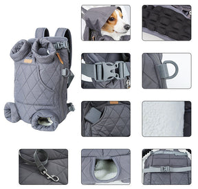 Kangaroo Pet Carrier Backpack with Front Pocket & Hood – Trelune™