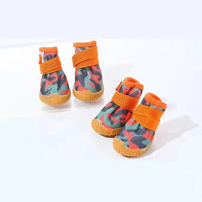 Non-Slip Pet Shoes with Breathable Upper & Adjustable Straps – StreetPaws™