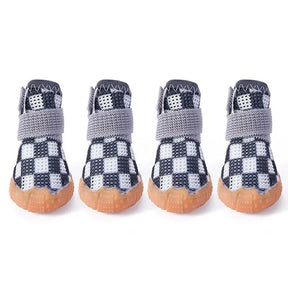 Non-Slip Pet Shoes with Breathable Upper & Adjustable Straps – StreetPaws™