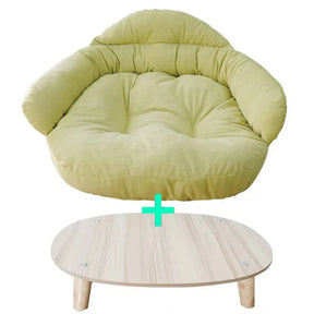 Velvet Pet Sofa Bed with Non-Slip Base – PlushHaven™