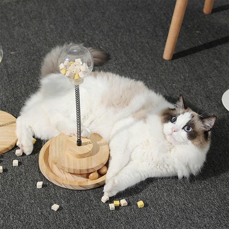 Interactive Treat-Dispensing Balance Toy for Dogs & Cats – Swingo™