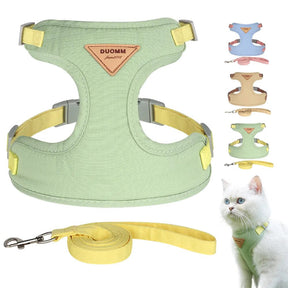 Chest Harness, Collar & Leash Set for Small to Medium Dogs – Barklow™