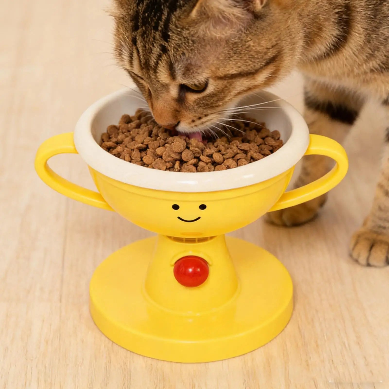 Adjustable Elevated Pet Bowl with Non-Slip Base for Dogs & Cats – Vertiko™
