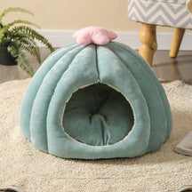 Flower-Shaped Pet Bed with Removable Cushion – CactusBloom™