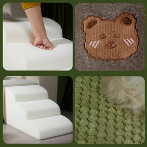 Memory Foam Pet Stairs for Beds & Sofas, 2 or 3 Steps – Rungo™