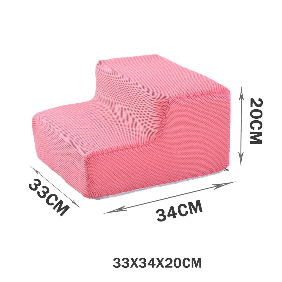 Pet Stairs for Dogs & Cats – Soft Foam Steps for Beds & Sofas – Pawrise™