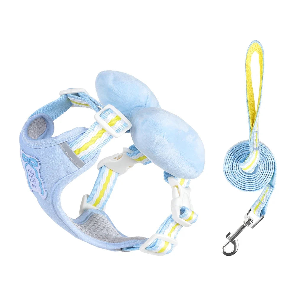 Adjustable Collar & Leash Set with Quick-Release D-Ring Buckle – Moxwell™