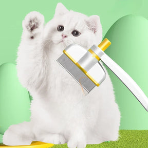 Self-Cleaning Pet Grooming Brush for Dogs & Cats – Brushka™