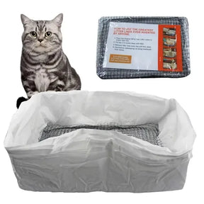 Cat Litter Box Sifting Liners with Drawstring, 10-Pack – SiftPaw™