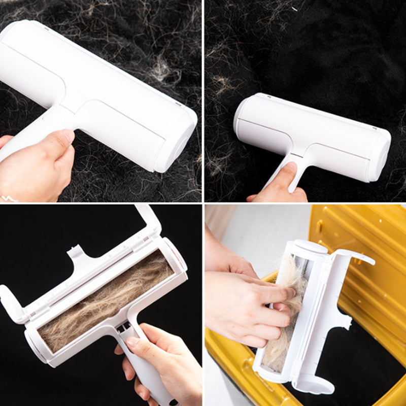 Reusable Pet Hair Remover Brush with Self-Cleaning Container – ShedAway™