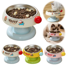 Elevated Pet Bowl for Dogs & Cats with Stainless Steel Insert – Nooka™