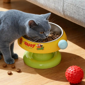 Elevated Pet Bowl for Dogs & Cats with Stainless Steel Insert – Nooka™