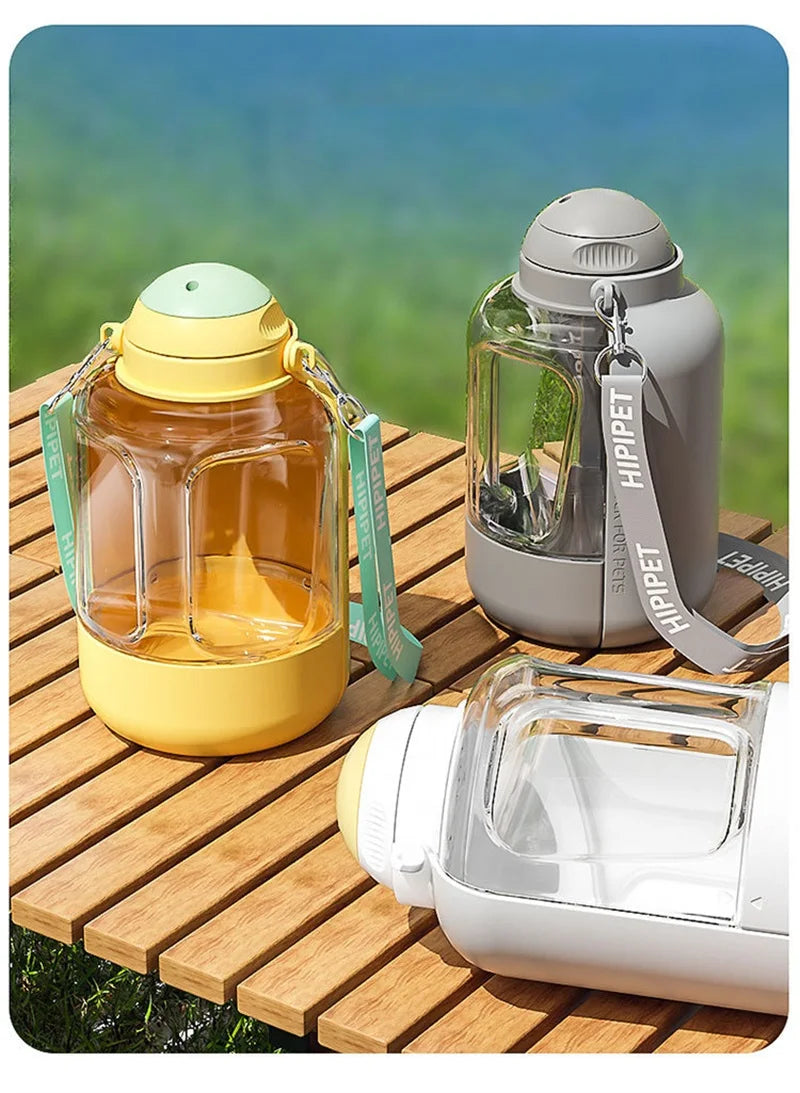 Portable Pet Water & Food Bottle – Hydraw™