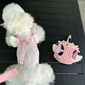 Soft Nylon Chest Harness & Leash Set for Dogs and Cats – Doko™
