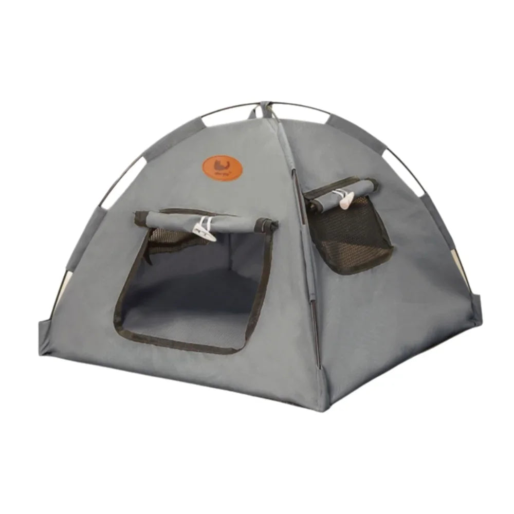 Portable Pet Tent Bed in Oxford Polyester for Small Pets – TokaNest™
