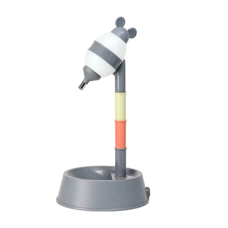 Anti-Spill Vertical Pet Feeder & Water Dispenser – Pourvo™