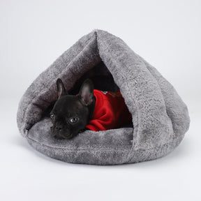 Cotton Pet Cave Bed for Pets Up to 16.5 lb – CozyCove™