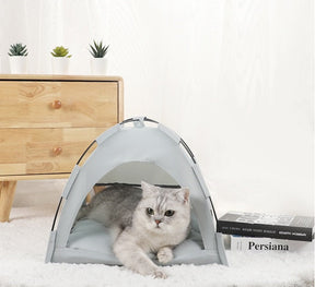 Breathable Pet Tent with Removable Cushion – CozyCamp™