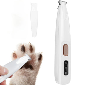 Cordless Electric Pet Fur Trimmer with LED Light – Snippo™