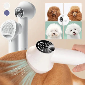 2-in-1 Pet Hair Dryer & Slicker Brush for Dogs & Cats – Furzon™