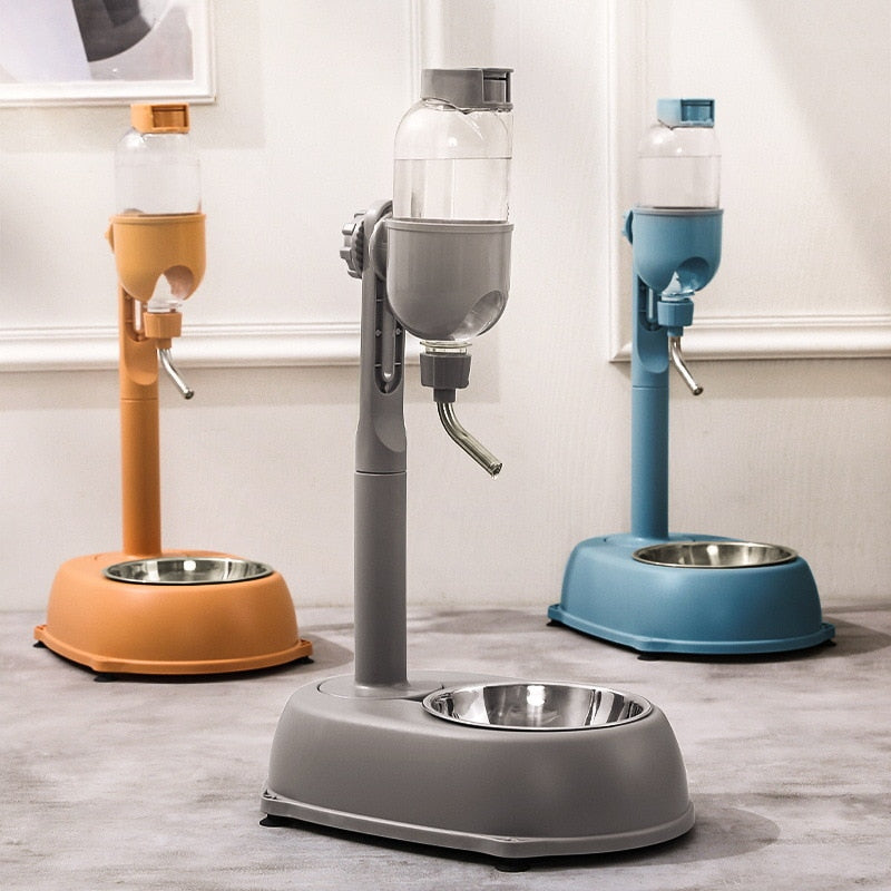 Anti-Spill Pet Water Dispenser & Feeder Bowl – Vesko™