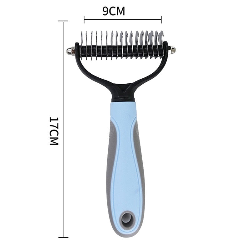 Stainless Steel Pet Deshedding Comb for Dogs & Cats – Detanglo™