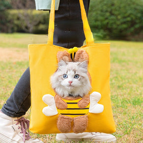 Fun Animal Print Pet Carrier Bag for Dogs & Cats – Larka™