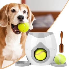 Automatic Ball Launcher & Treat-Dispensing Pet Toy – Flingo™