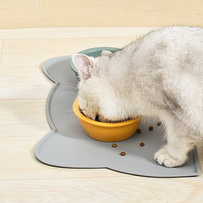 Silicone Pet Feeding Mat for Bowls – Waterproof, Non-Slip – Slikmat™