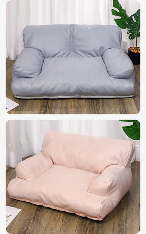 Pet Sofa Bed with Removable Cover & Non-Slip Base – HavenLuxe™