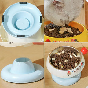 Elevated Pet Bowl for Dogs & Cats with Stainless Steel Insert – Nooka™