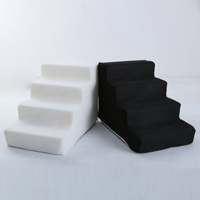 Pet Stairs for Dogs & Cats – Soft Foam Steps for Beds & Sofas – Pawrise™