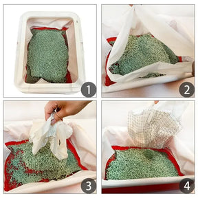 Cat Litter Box Sifting Liners with Drawstring, 10-Pack – SiftPaw™