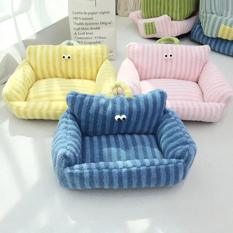 Washable Oxford Pet Bed with Non-Slip Base – Pawsley™