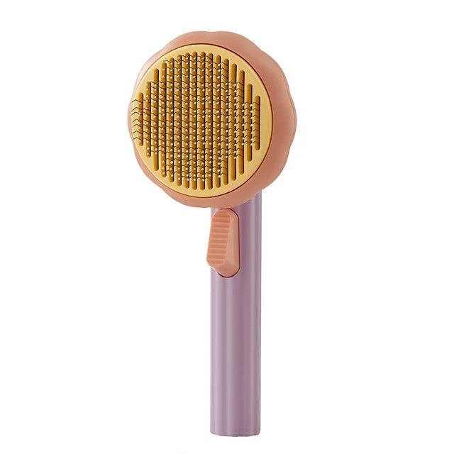 Self-Cleaning Pet Hair Removal Brush for Cats & Dogs – Shedwell™