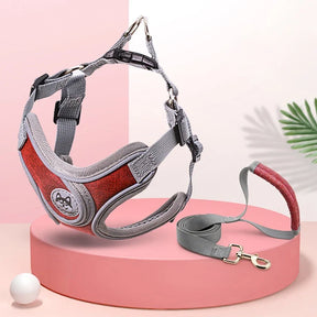Soft Reflective Nylon Chest Harness for Dogs & Cats – Dovex™